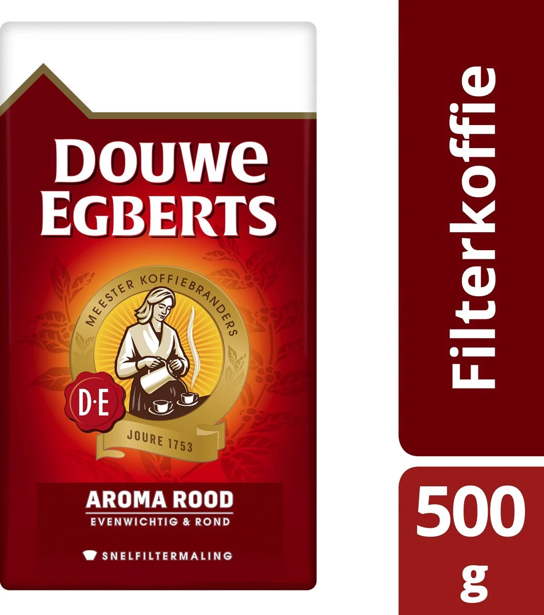 Douwe Egberts - Aroma Rood Snelfilter - 500g - Afbeelding 2