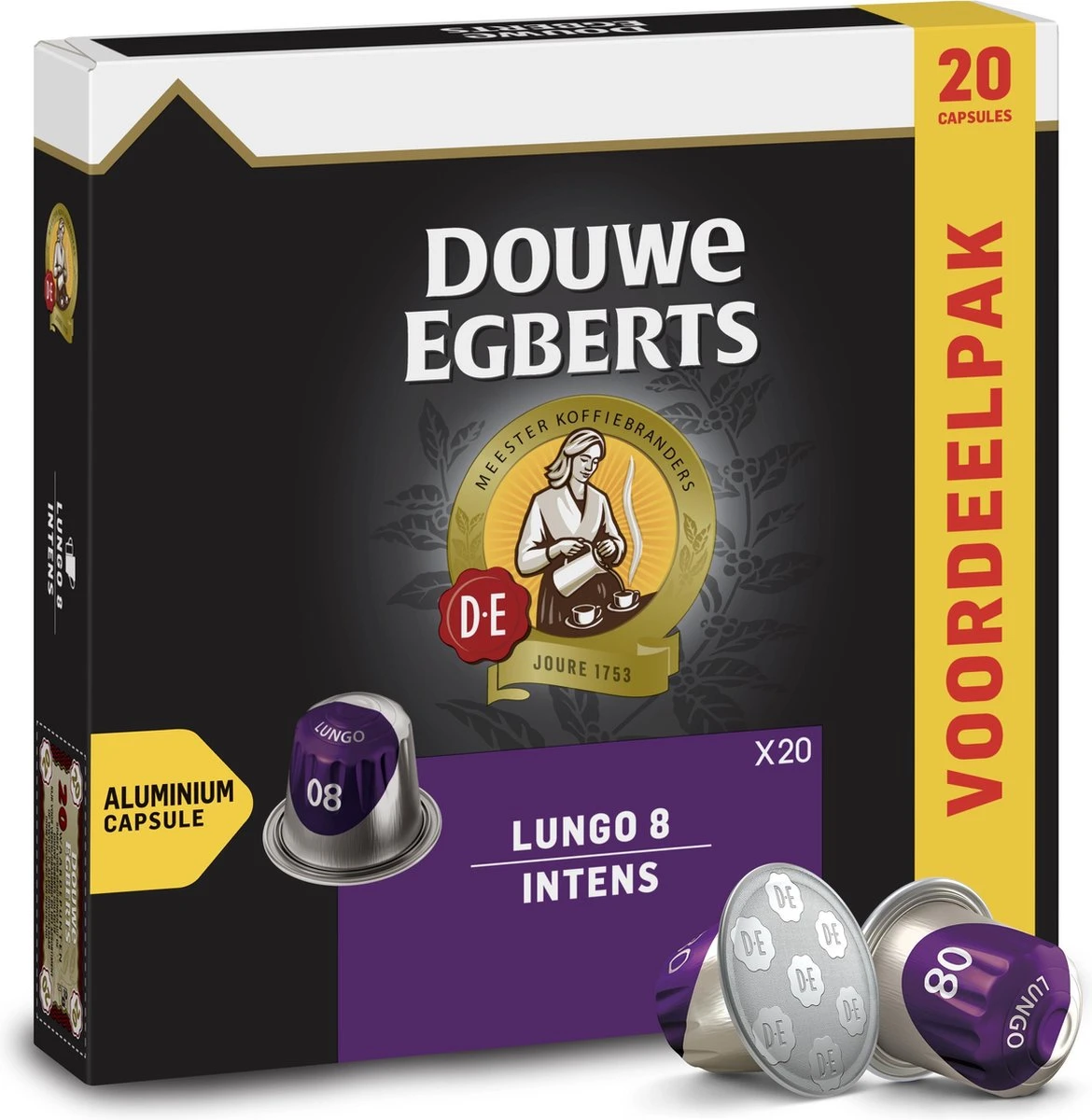 Douwe Egberts Lungo Intens Koffiecups - Intensiteit 8/12 - 10 X 20 Capsules - Afbeelding 9