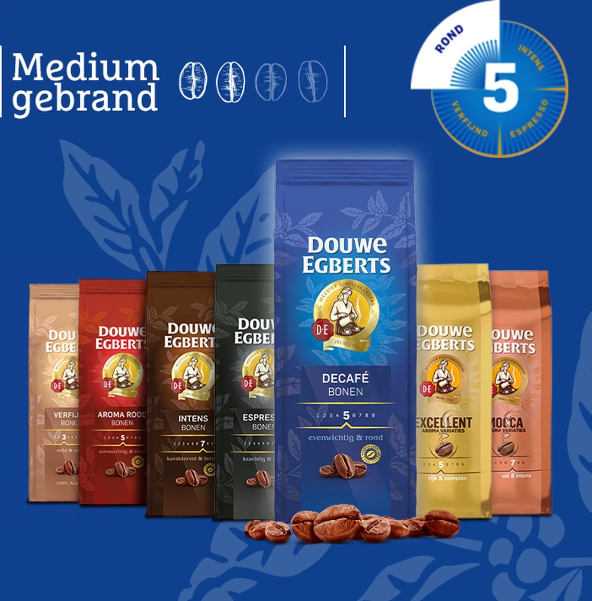 Douwe Egberts Décafé Koffiebonen - 4 X 500 Gram - Afbeelding 6