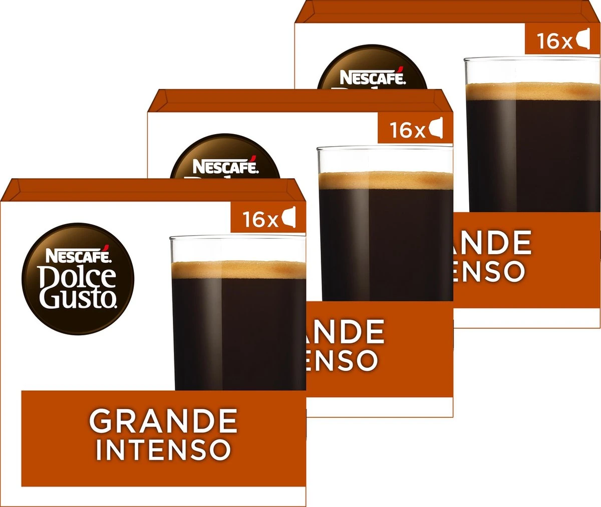 Nescafé Dolce Gusto Capsules Grande Intenso - 48 Koffiecups - Geschikt Voor 48 Koppen Koffie