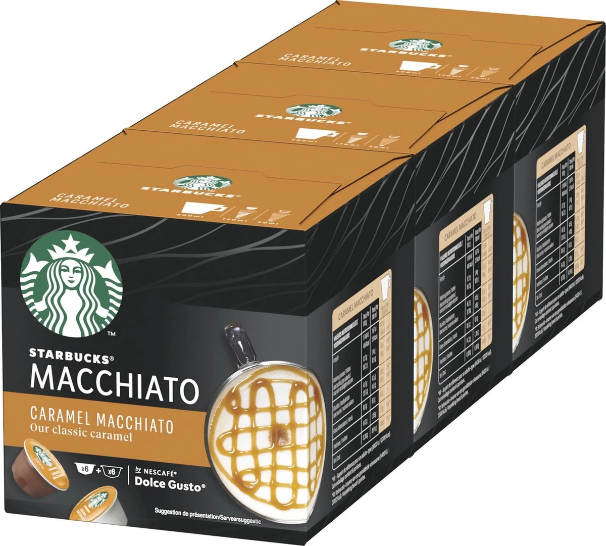 Starbucks By Dolce Gusto Caramel Macchiato Capsules - 36 Koffiecups