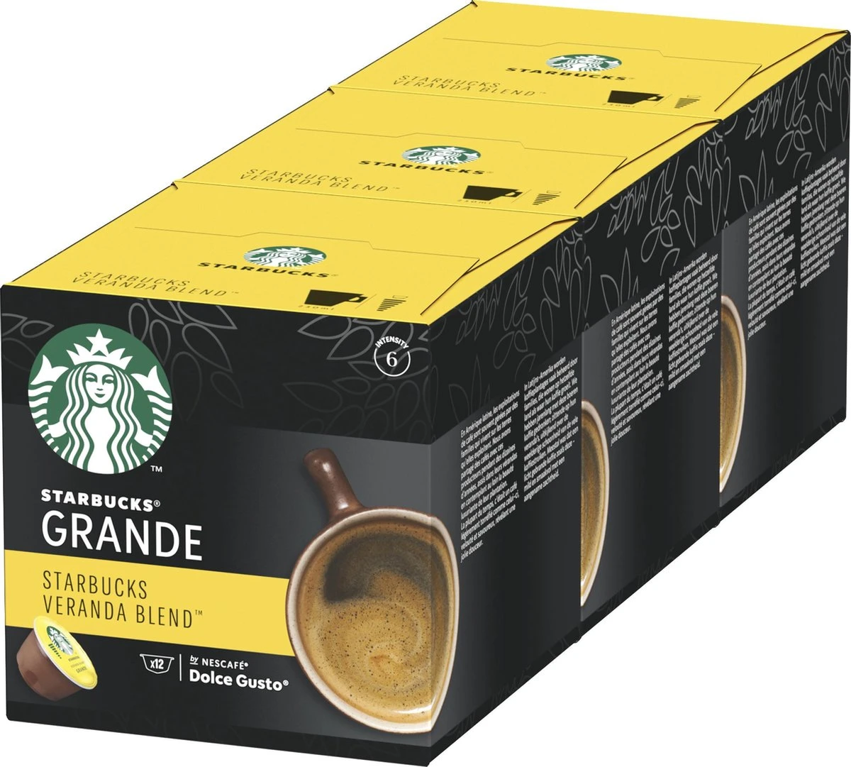 Starbucks By Dolce Gusto Capsules Veranda Grande Blonde Roast - 36 Koffiecups