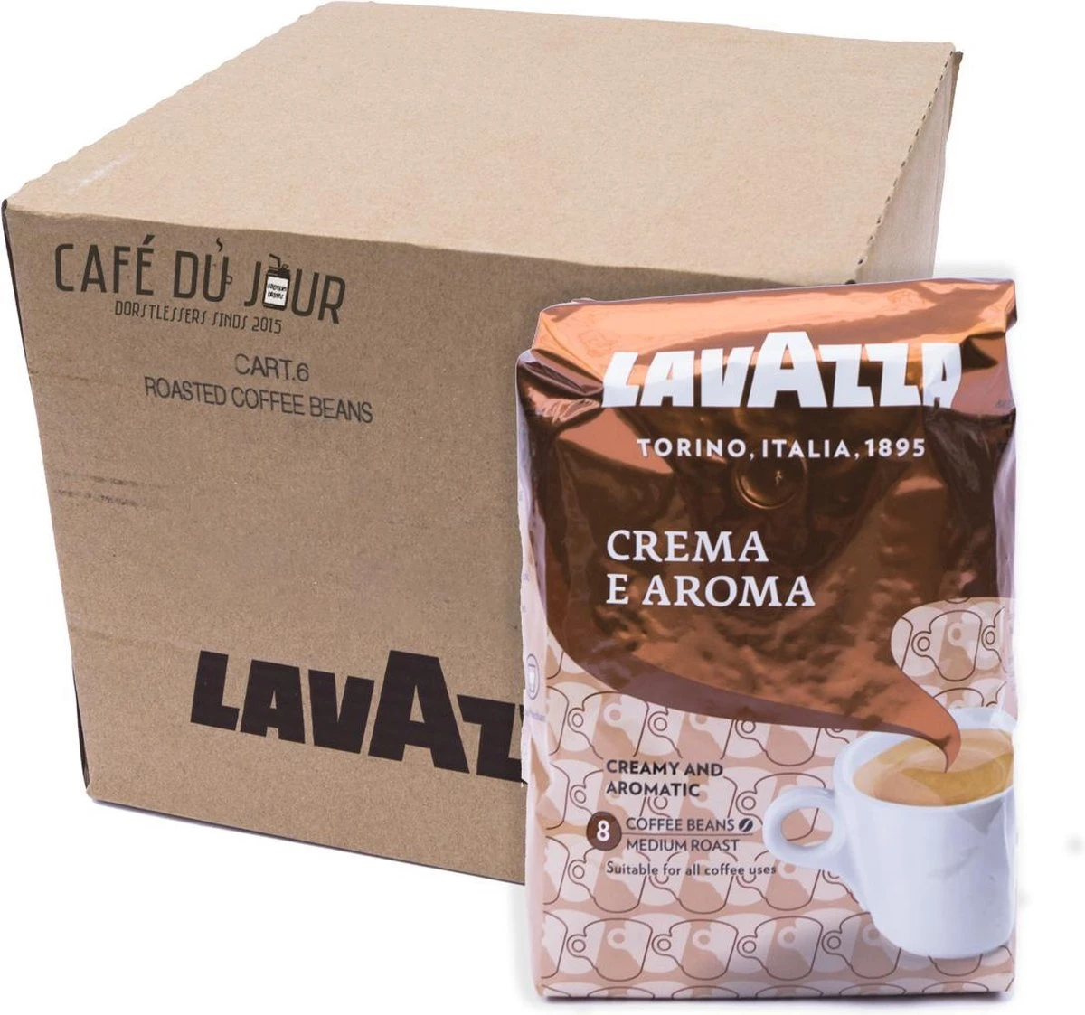 Lavazza Crema E Aroma Koffiebonen - 6 X 1 Kg