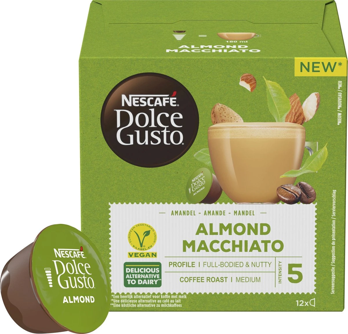 Nescafé Dolce Gusto Almond Macchiato Capsules - Vegan Koffie - 36 Koffiecups - Afbeelding 5