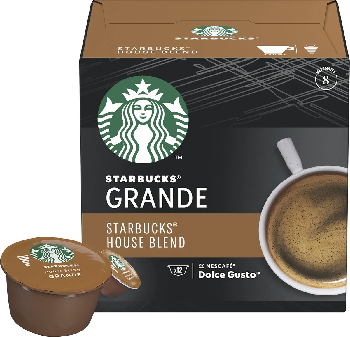 Starbucks By Dolce Gusto House Blend Medium Roast Capsules - 36 Koffiecups - Afbeelding 2