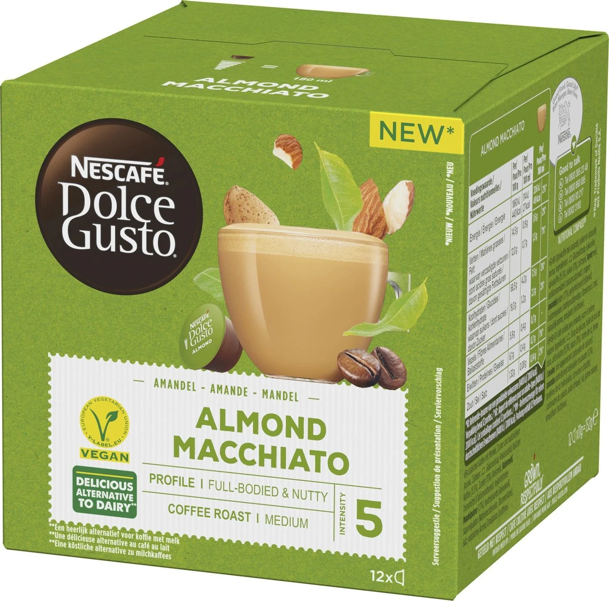 Nescafé Dolce Gusto Almond Macchiato Capsules - Vegan Koffie - 36 Koffiecups - Afbeelding 3