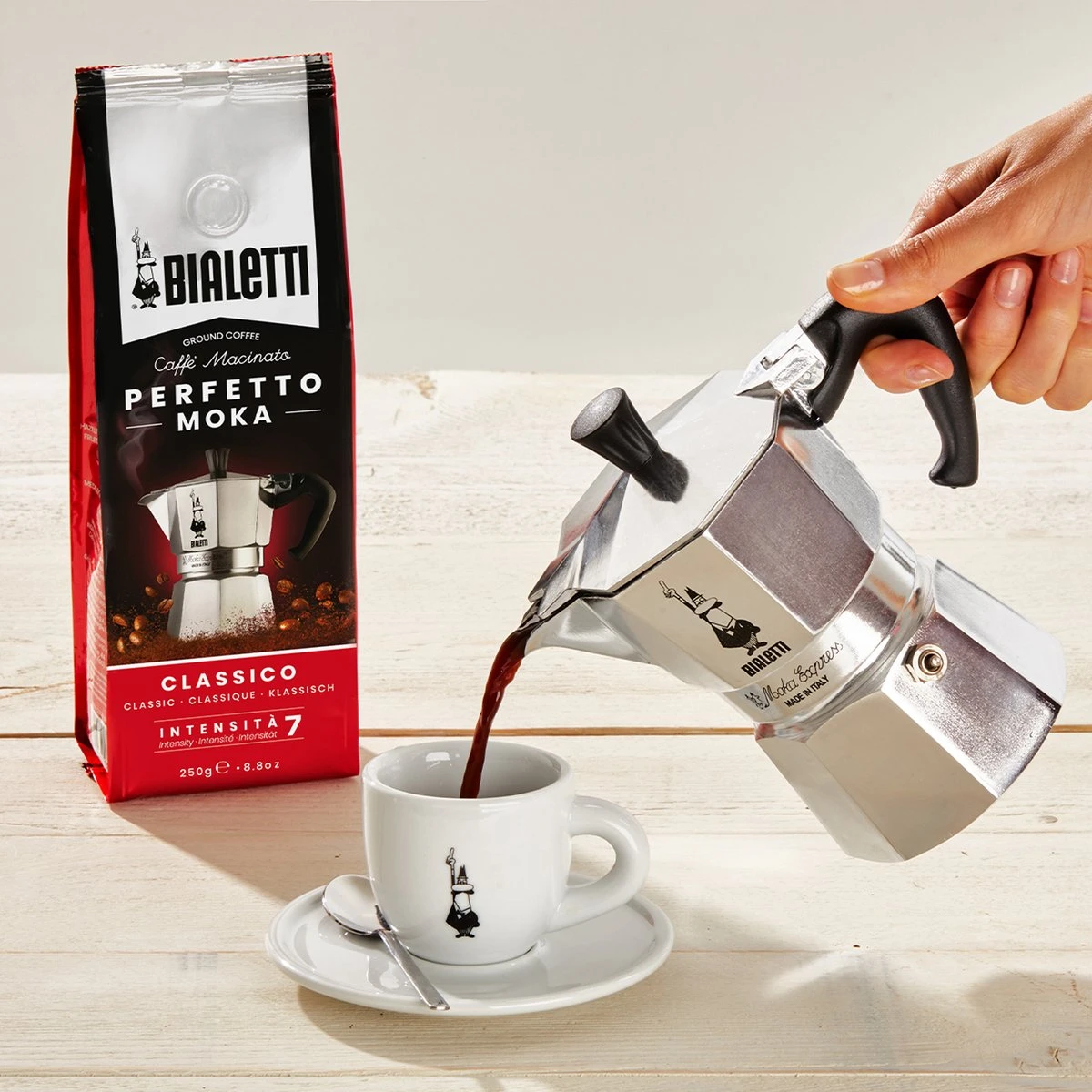 Bialetti Moka Hazelnut Gemalen Koffie - 4x 250 Gram - Afbeelding 5