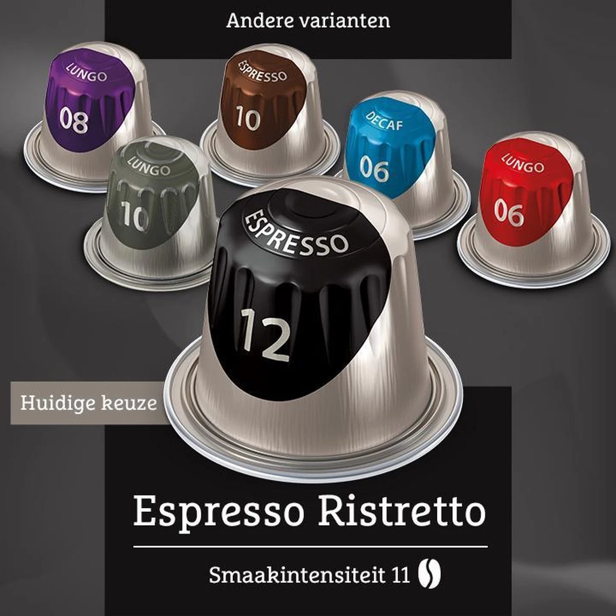 Douwe Egberts Espresso Ristretto (12) - 10 X 20 Koffiecups - Afbeelding 4