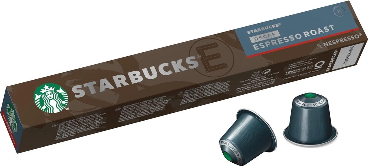 Starbucks By Nespresso Espresso Decafé Capsules - 120 Koffiecups - Afbeelding 3