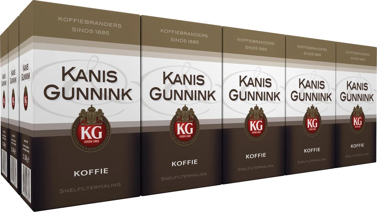 Kanis & Gunnink Filterkoffie - 6 X 500 Gram