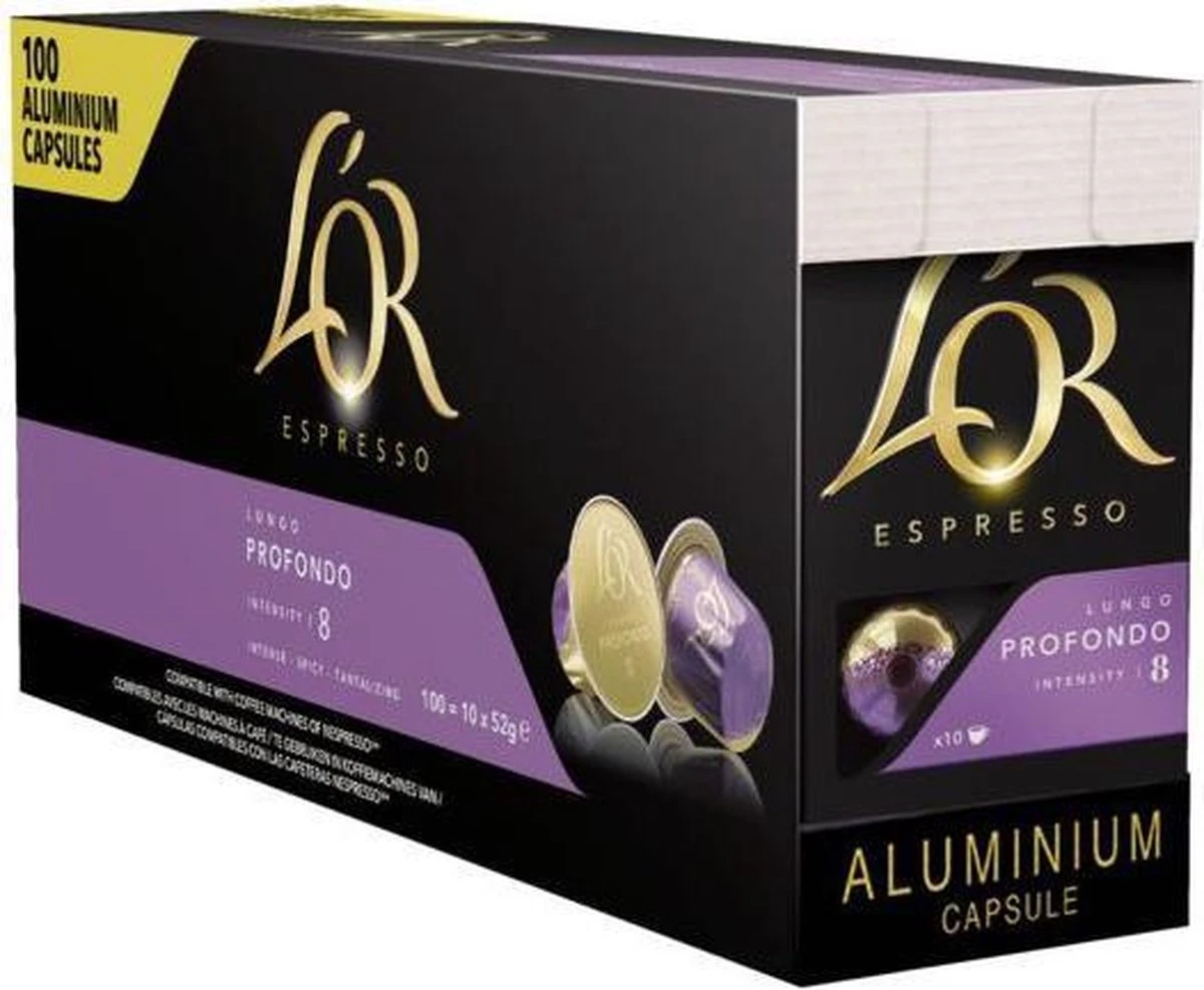 L'Or Espresso Profondo Koffiecups - 10 X 10 Stuks - Afbeelding 5