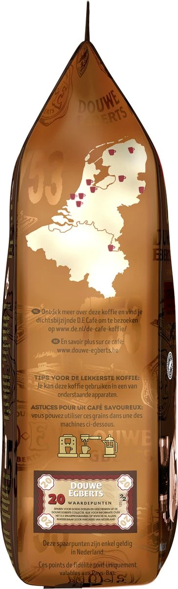 Douwe Egberts D.E Café Creatie Koffiebonen - 7/9 Intensiteit - 4 X 500 Gram - Afbeelding 4