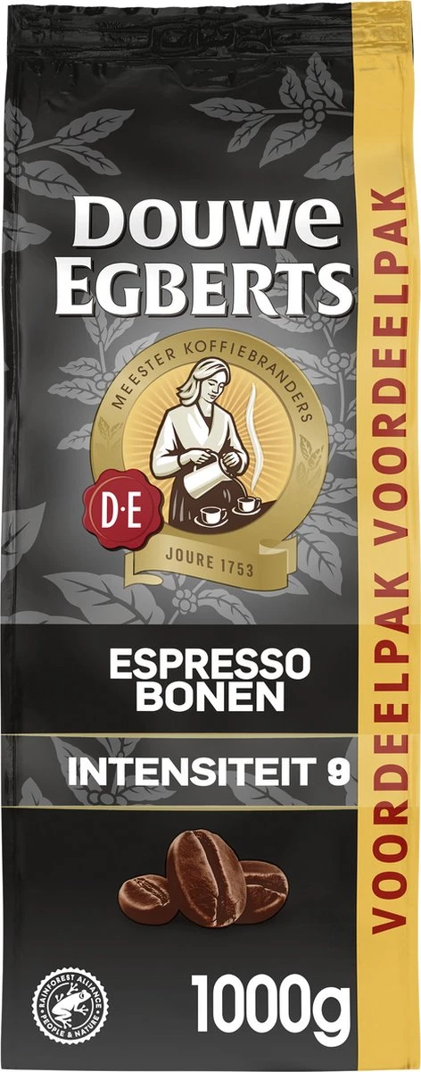 Douwe Egberts Espresso Koffiebonen - 4 X 1000 Gram - Extra Grote Verpakking - Afbeelding 2