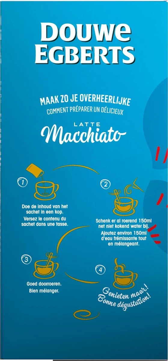 Douwe Egberts Verwenkoffie Latte Macchiato Oploskoffie - 5 X 8 Zakjes - Afbeelding 5
