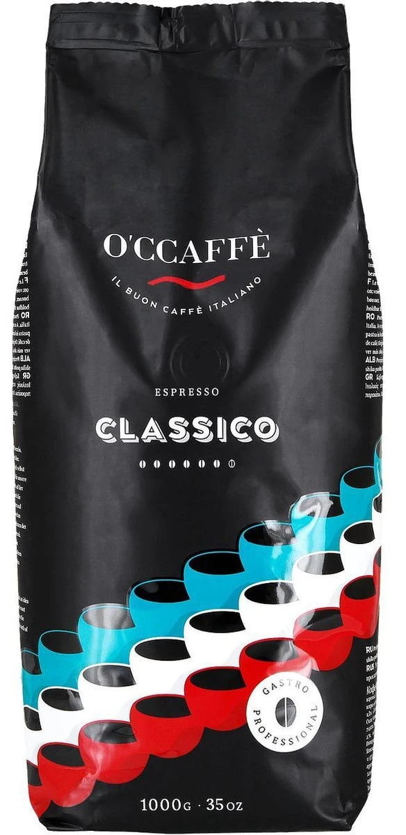 O'ccaffè - Premium Italiaanse Koffiebonen | Professional | Proefpakket XXL | 5 X 1kg | Barista Kwaliteit - Afbeelding 2