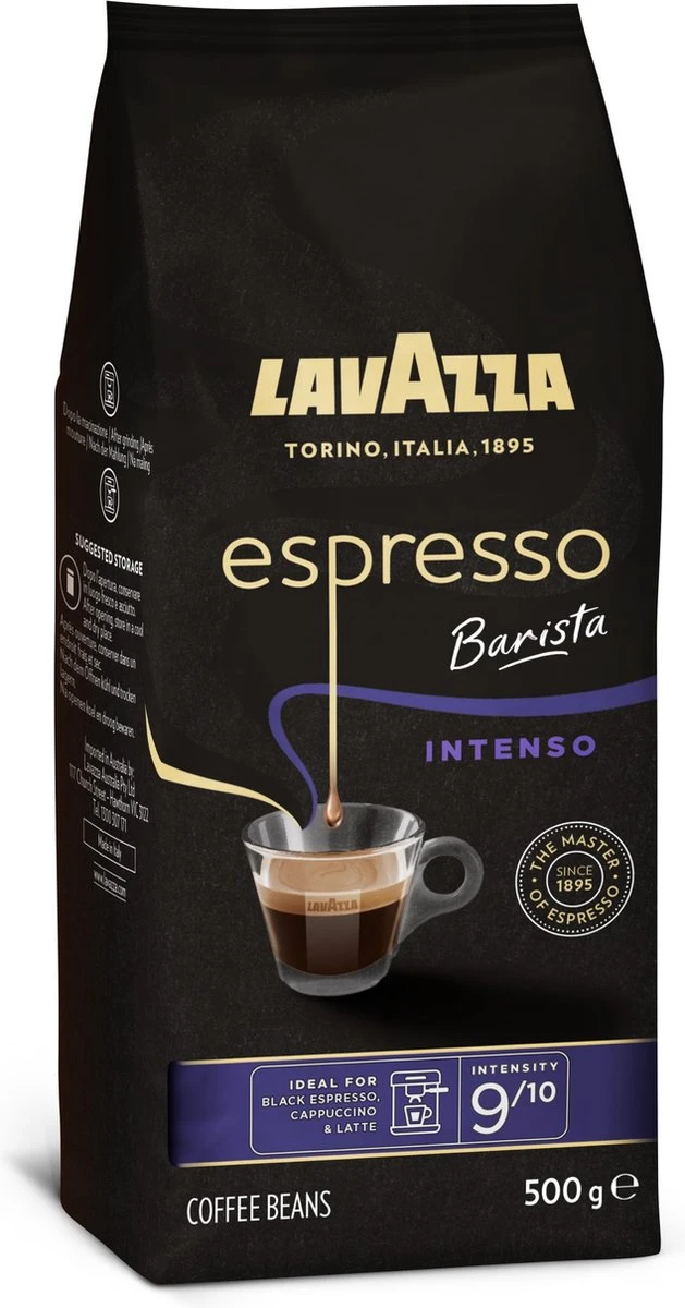Lavazza Espresso Barista Intenso Koffiebonen - 500 Gram X4 - Afbeelding 4