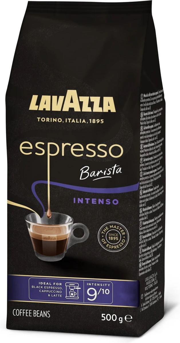 Lavazza Espresso Barista Intenso Koffiebonen - 500 Gram X4 - Afbeelding 3
