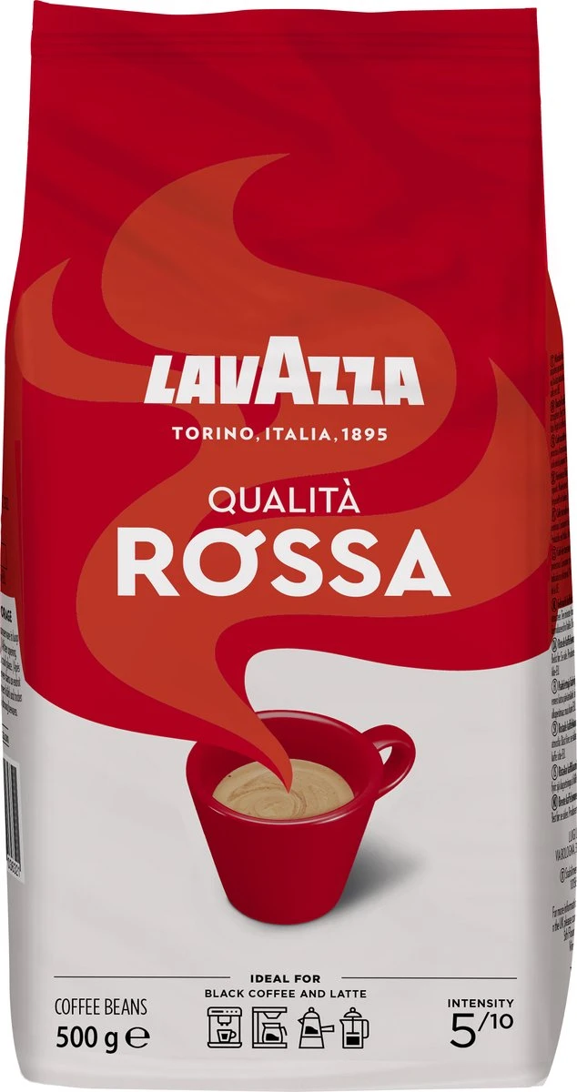 Lavazza Qualita Rossa Koffiebonen - 500 Gram X2 - Afbeelding 3