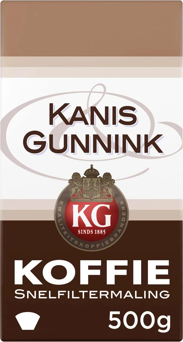 Kanis & Gunnink Filterkoffie - 6 X 500 Gram - Afbeelding 2